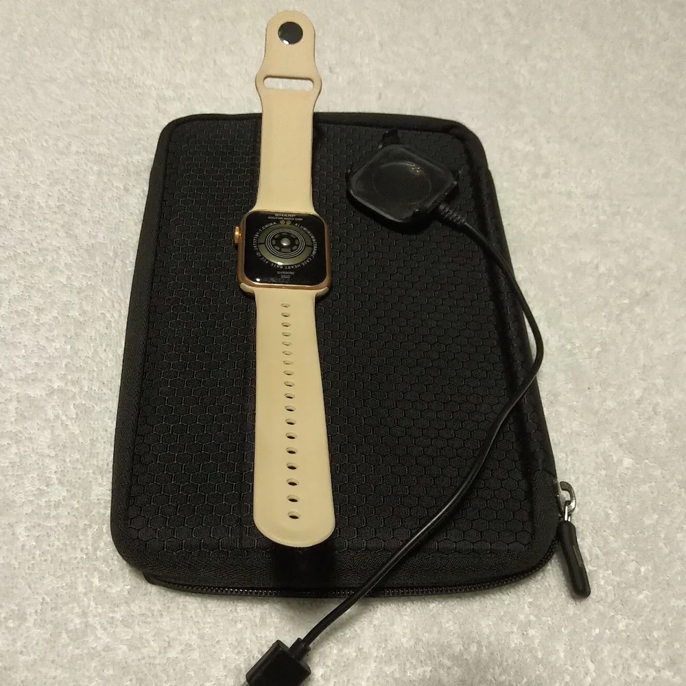 Sharp Accutime Watch Smartwatch with Rose Gold Band
